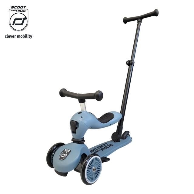 【Scoot&Ride】Kick1 Push&Go滑步滑板車(奧地利滑步車 平衡車 嚕嚕車 學步車)