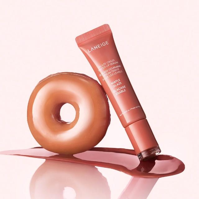 【LANEIGE 蘭芝】官方直營 甜甜圈澎潤水唇釉 12g(唇釉 唇膏 唇蜜)