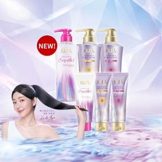 【LUX 麗仕】日本製極輕光護膜洗髮精450ml/髮膜180ml任選3入(頭髮雨衣 護色聚光/蓬鬆修護)