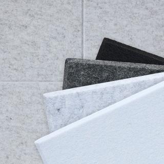 【樂嫚妮】0.324坪/毛氈吸音隔音板30x30cm-12片(消音板、吸音棉、降低噪音、隔音泡棉)