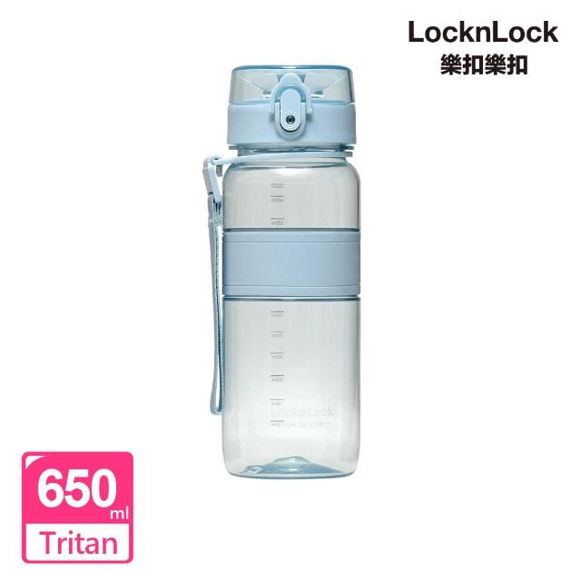 【LocknLock 樂扣樂扣】官方直營 Tritan優質彈蓋提帶水壺 650ml
