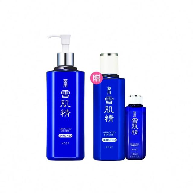 【KOSE 高絲】雪肌精500mL贈(雪肌精360mL+100mL)或(雪肌精200mL+200mL)任選
