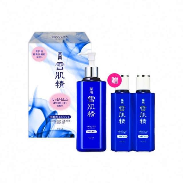 【KOSE 高絲】雪肌精500mL贈(雪肌精360mL+100mL)或(雪肌精200mL+200mL)任選
