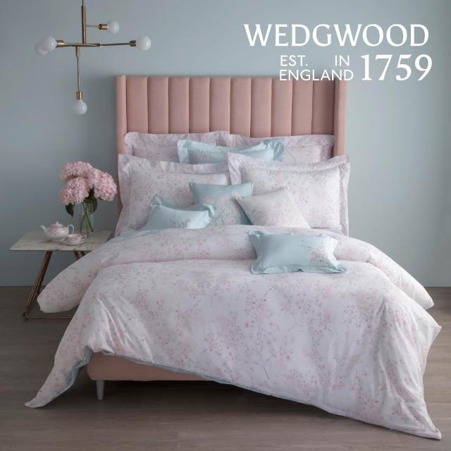 【WEDGWOOD】印花刺繡兩用被床包枕套四件組(雙人｜100%天絲/純棉任選)
