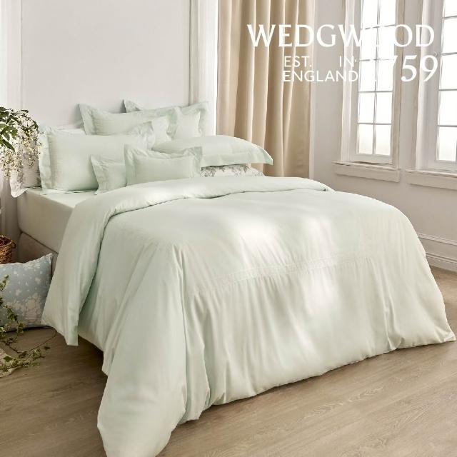 【WEDGWOOD】印花刺繡兩用被床包枕套四件組(雙人｜100%天絲/純棉任選)