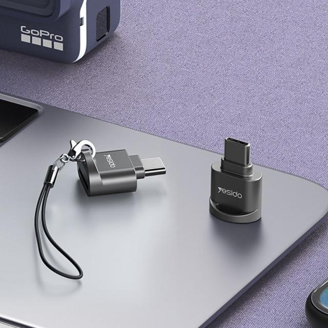 【MUAN】Type-C轉TF讀卡器 OTG轉接頭 手機讀取讀卡機 轉換器