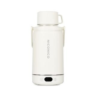 【NICONICO】1.2L 旅行用雙電壓熱水壺 NI-TK2419(快煮壺/電熱水杯/保溫杯/加熱杯/快煮杯)