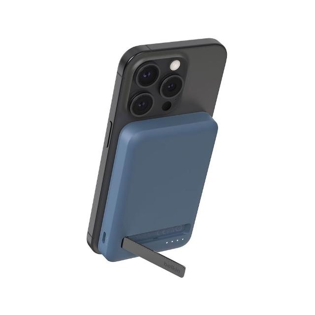 【BELKIN】BoostCharge Pro Qi2 磁吸無線充電行動電源5000mAh-黑/白/藍(BPD006)