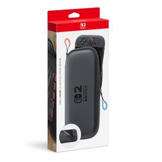13887520 OL 【Nintendo 任天堂】NS2 Switch 2便攜包 收納包 灰黑(台灣公司貨-附螢幕保護貼)