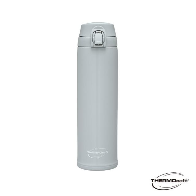 【THERMOS 膳魔師】超值2入_不鏽鋼輕量彈蓋保溫瓶500ml+凱菲保溫瓶600ml(JNR-501/502+JCL-600XT)