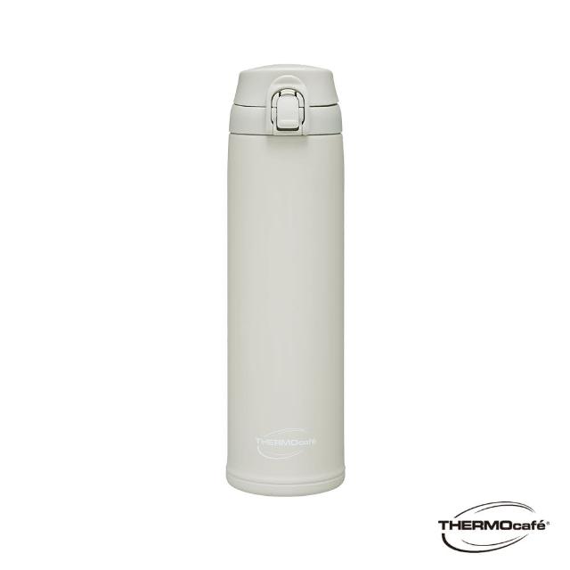 【THERMOS 膳魔師】超值2入_不鏽鋼輕量彈蓋保溫瓶500ml+凱菲保溫瓶600ml(JNR-501/502+JCL-600XT)