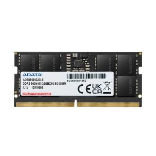 【ADATA 威剛】DDR5 5600 16GB 筆記型記憶體 (AD5S560016G-S)