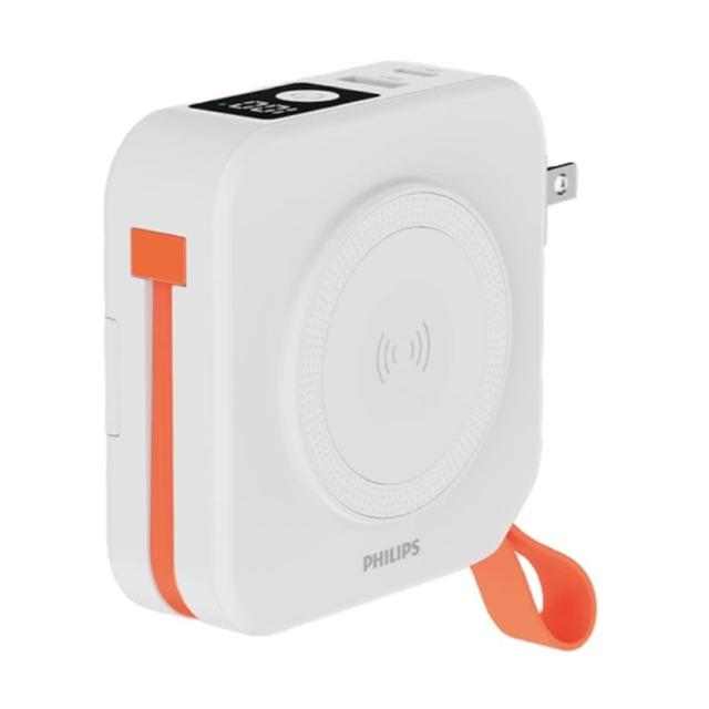 【Philips 飛利浦】FunCube2.0 DLP4348C-E 多合一螢幕顯示行動電源10000mAh(37Wh/具Wh標示)