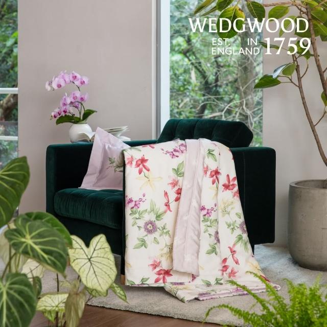 【WEDGWOOD】買一送一｜經典印花蠶絲 雙人涼被180x210cm (百貨款｜天絲/長纖棉任選合購組)