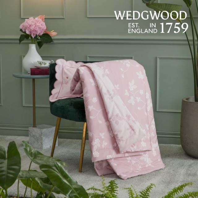 【WEDGWOOD】買一送一｜經典印花蠶絲 單人涼被150x195cm (百貨款｜天絲/長纖棉任選合購組)