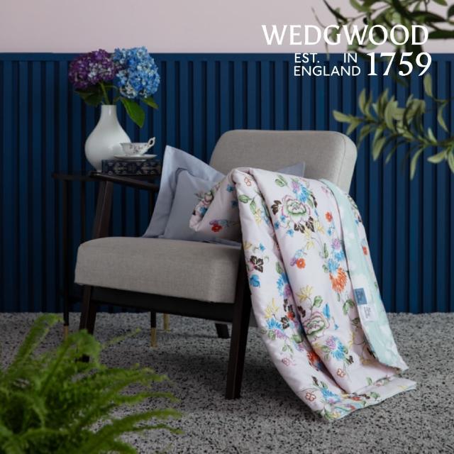 【WEDGWOOD】買一送一｜經典印花蠶絲 雙人涼被180x210cm (百貨款｜天絲/長纖棉任選合購組)