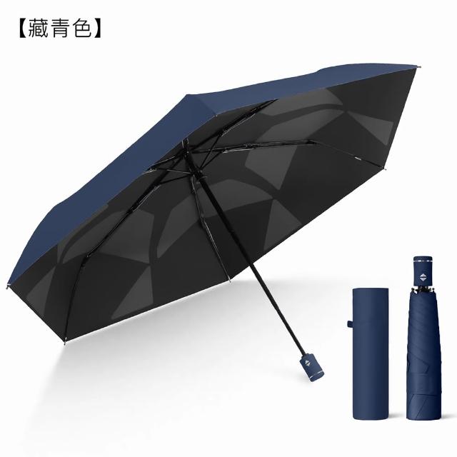 【Coloxy】2入 記憶完美瞬收防曬傘 傘面不皺 UPF50+黑膠遮陽超輕量自動傘 快速捲收迷你傘 摺疊晴雨傘