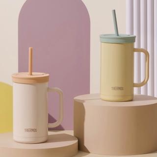 【THERMOS 膳魔師】可進洗碗機不鏽鋼真空吸管杯720ml(TKHA-720)