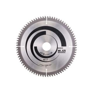 【BOSCH 博世】切鋁圓鋸片 8 1/2  216x2.5x30 T80