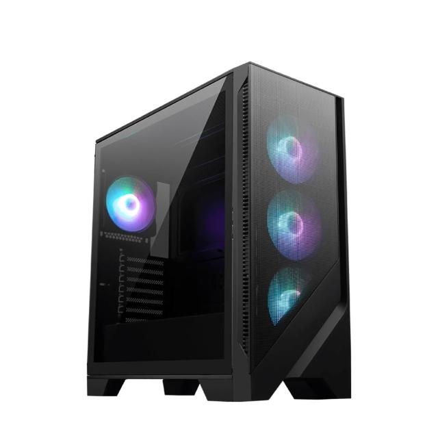 【微星平台】R7 八核 RTX 5060Ti {黑色行動}WIFI電競機(R7-7700/B650/16G D5/1TB)