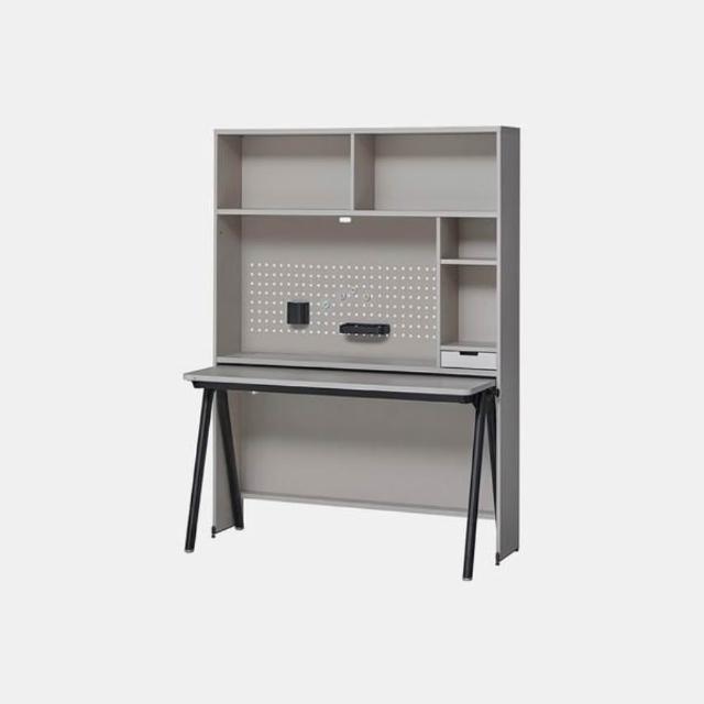 【iloom 怡倫家居】ROY MONO 1200型 5層收納型書桌 不含門片(學習桌 學生書桌 學習書桌 書桌 電腦桌)