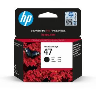 【HP 惠普】官方直營 47 黑色墨水匣(6ZD21AA)(DeskJet UIA 4925)