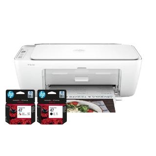 【HP 惠普】官方直營 升2年保 搭1黑1彩墨★Deskjet UIA 4925 狠惠省大供墨印表機(影印/列印/掃描/WiFi/9J06