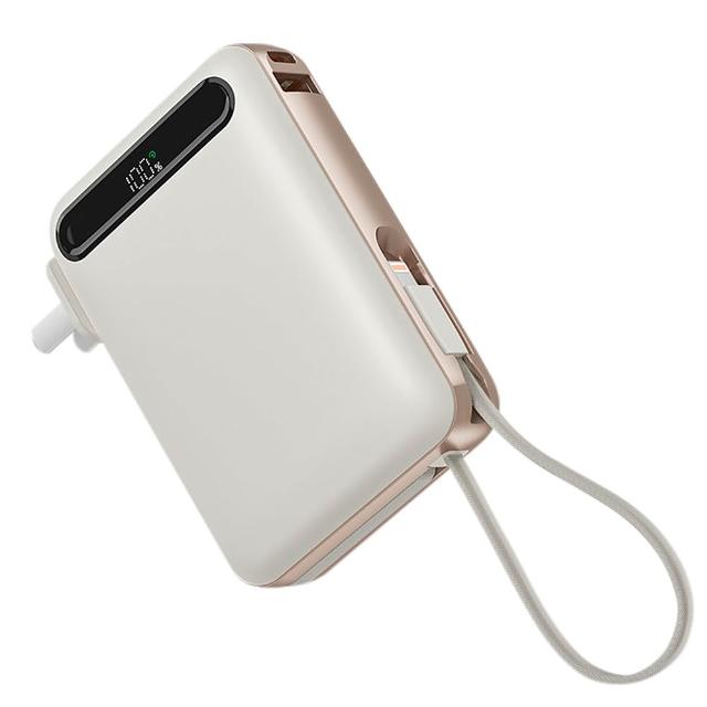 HANG AC2 自帶插頭 10000mAh 行動電源 22.5W三合一 PD QC快充