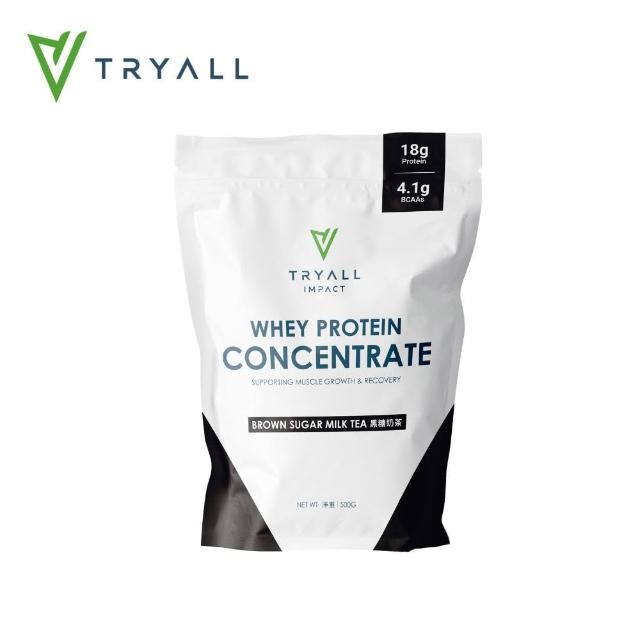 【TRYALL】濃縮乳清蛋白 500g袋 口味任選