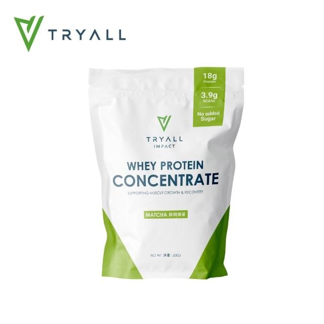 【TRYALL】濃縮乳清蛋白 500g袋 口味任選