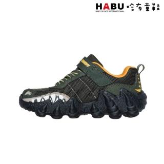 【HABU 哈布童鞋】SKECHERS 男童系列 中童 恐龍 燈鞋 400121L0LV(Skech-O-Saurus Light 2.0)