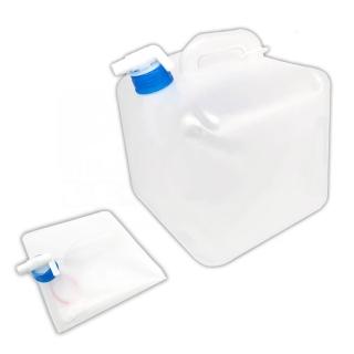 【E7SHOP】台灣製 戶外折疊水桶 20公升(MIT 儲水桶 飲水桶 折疊式水箱 水桶20L 水袋 露營 摺疊水桶 方形)