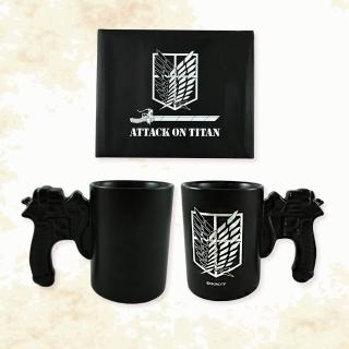 【MUSE 木棉花】進擊的巨人 造型機動裝置馬克杯(馬克杯 動漫周邊 機動裝置 自由之翼)