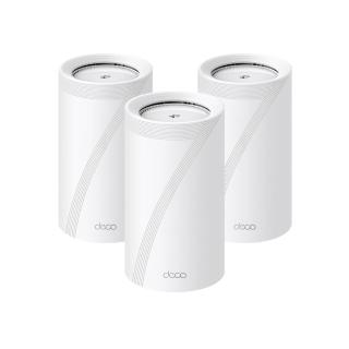 無線路由器 【TP-Link】Wi-Fi 7 BE14000 三頻 10G 真Mesh 無線路由器 分享器(支援AI筆電/透天厝/Deco BE68 三入組)