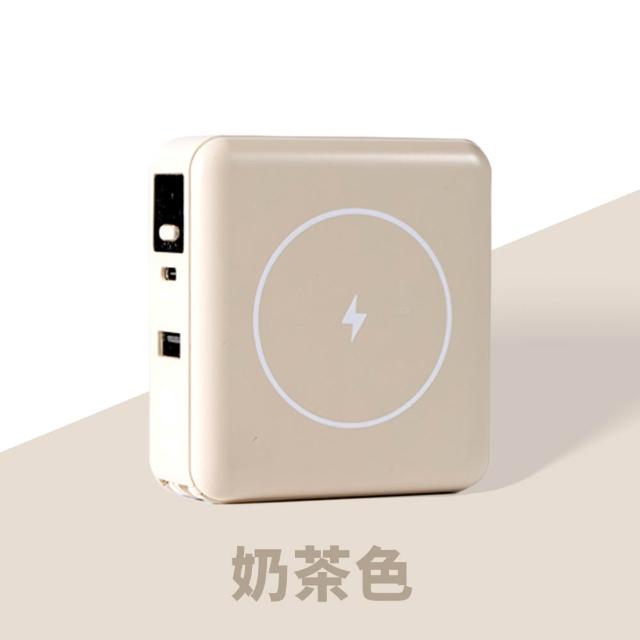 不含AC插頭 台灣製 白沙屯媽祖 10000mAh行動電源(36.5Wh 磁吸無線充 PD快充 自帶線)