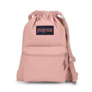【JANSPORT】DRAW SACK 束口袋背包 玫瑰粉(JS0A83LQ7N8)