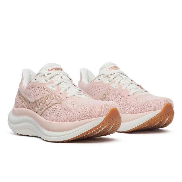 【SAUCONY 索康尼】TRIUMPH 23 女款 慢跑鞋 一般楦(S11023-201-203-233-243 黑 粉白 白紫 白橘 緩衝 避震)