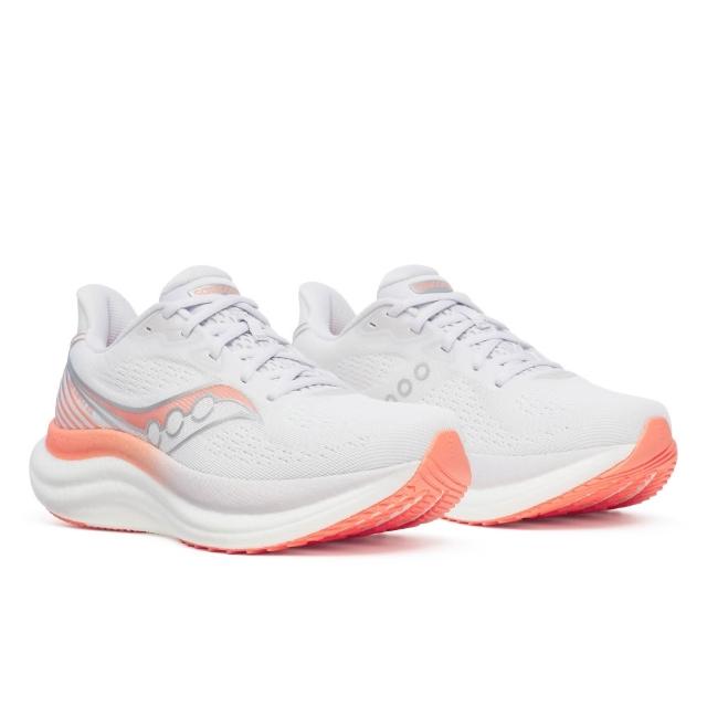 【SAUCONY 索康尼】TRIUMPH 23 女款 慢跑鞋 一般楦(S11023-201-203-233-243 黑 粉白 白紫 白橘 緩衝 避震)
