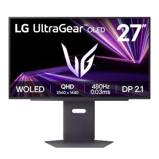 【LG 樂金】27GX790A-B 27型 2K OLED 16:9 480Hz 電競螢幕(HDR 400/0.03ms/FreeSync/G-Sync/DP 2.1)