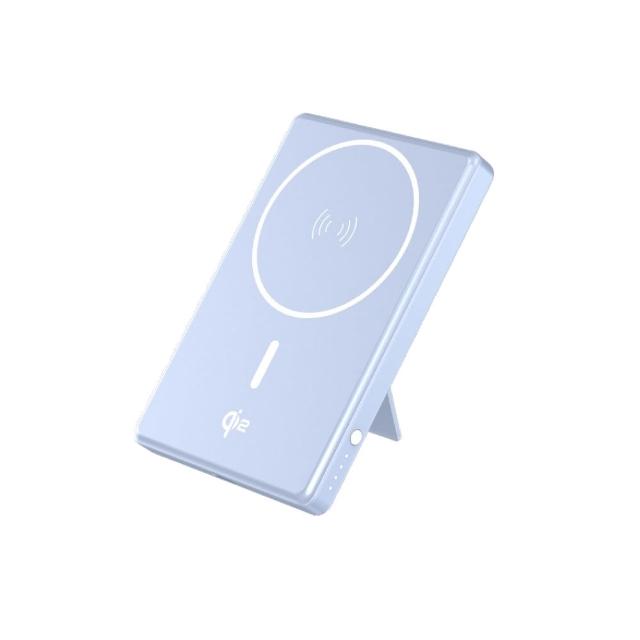 【Philips 飛利浦】新色上市!DLP2560Q Qi2 5000mAh 立架式磁吸無線快充行動電源(MagSafe/18Wh_具Wh標示)