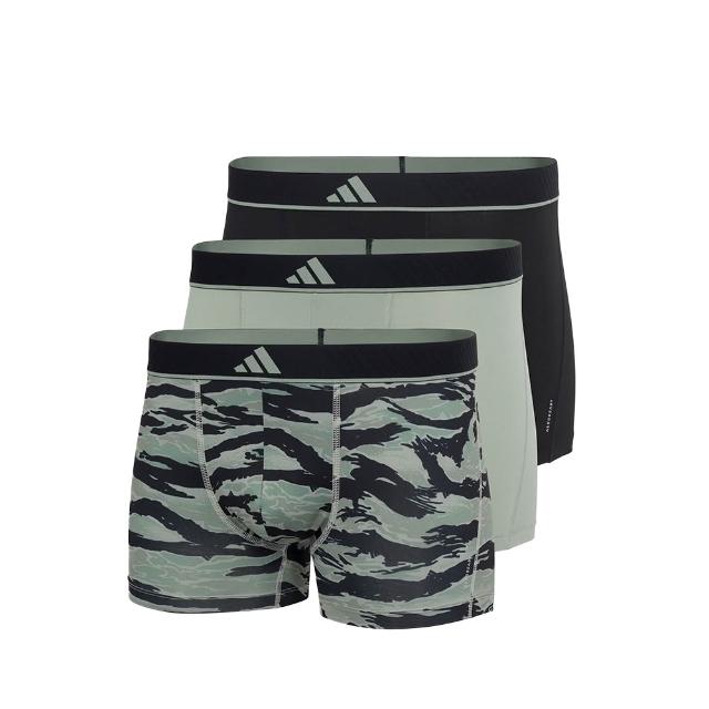 【adidas 愛迪達】男內褲 3件組 親膚柔棉 快乾吸濕 抗菌除臭內褲任選(四角內褲 平口內褲 運動內褲)