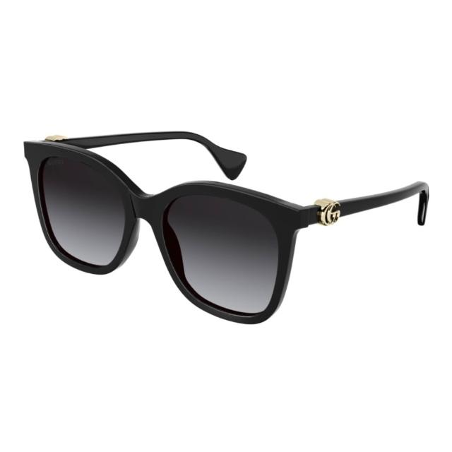 【GUCCI 古馳】雙G LOGO 經典膠框抗UV太陽眼鏡組合(禮物／送禮首選 GG1071S、GG1072SA、GG1073SK)