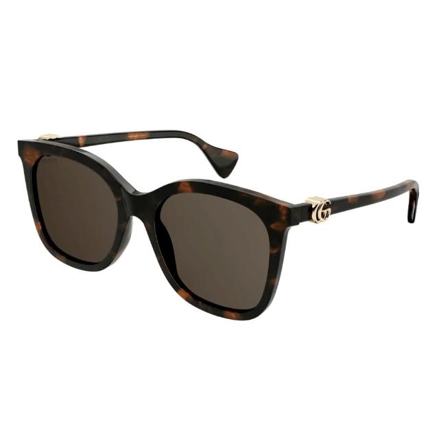 【GUCCI 古馳】雙G LOGO 經典膠框抗UV太陽眼鏡組合(禮物／送禮首選 GG1071S、GG1072SA、GG1073SK)