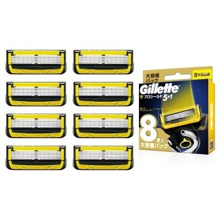 【Gillette 吉列】ProShield 鋒護系列刮鬍刀頭(8刀頭)