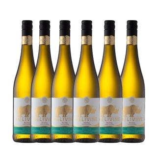 【DELIVINE 德易喝】雷司令無酒精白酒 750ml × 6入(風味飲・犀牛・零酒精・葡萄酒脫醇)