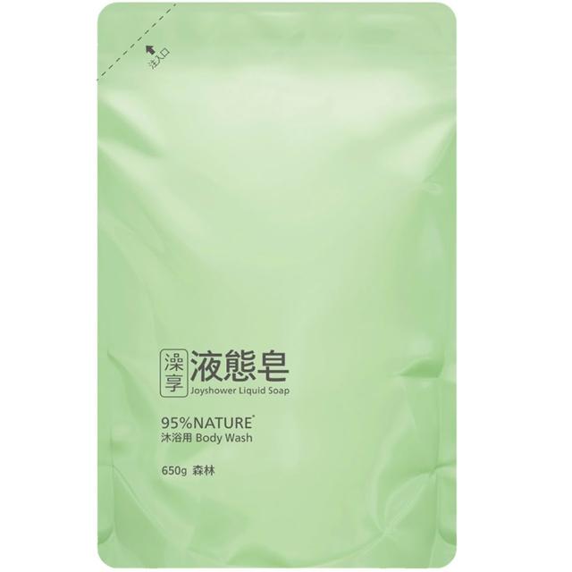 【澡享】液態皂補充包650g(日光皂香/森林)