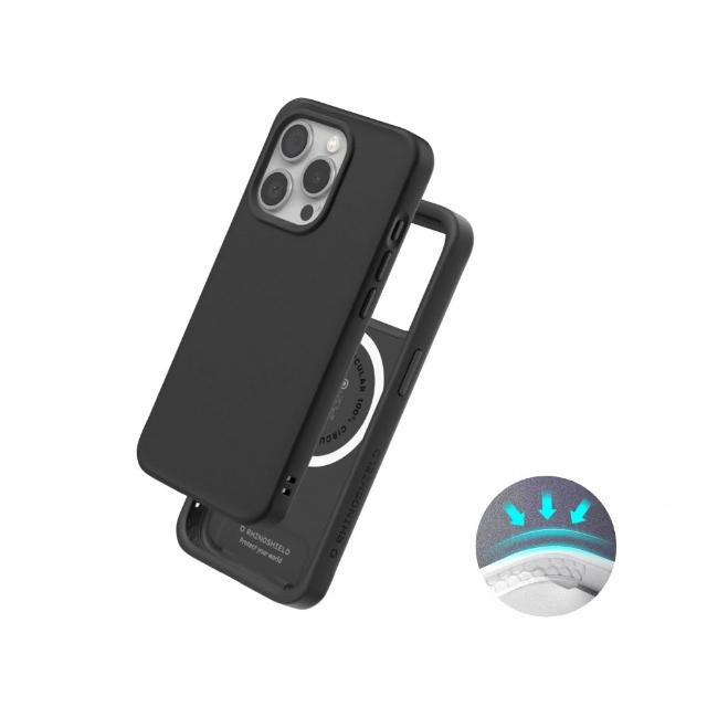 【RHINOSHIELD 犀牛盾】iPhone 15/15 Plus/15 Pro/Pro Max SolidX MagSafe兼容 強化吸震緩衝防摔磁吸手機殼