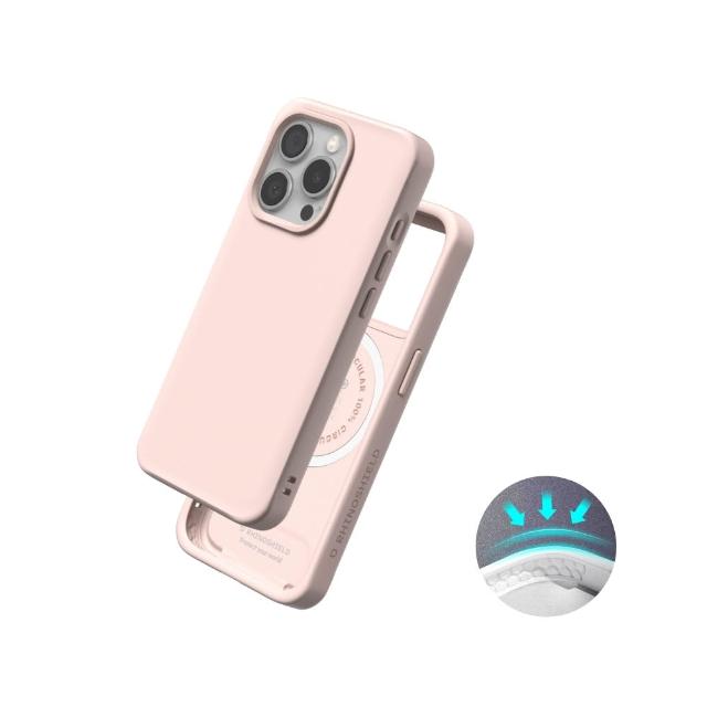 【RHINOSHIELD 犀牛盾】iPhone 15/15 Plus/15 Pro/Pro Max SolidX MagSafe兼容 強化吸震緩衝防摔磁吸手機殼
