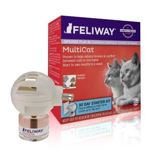 【FELIWAY】費利威法國貓咪費洛蒙插電組48ml(貓咪費洛蒙 壓力釋放)