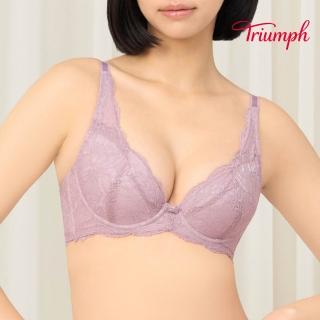 【Triumph 黛安芬】當月新品 舒適/輕盈/飽滿胸型/孔洞透氣(有鋼圈/無鋼圈 多款選)